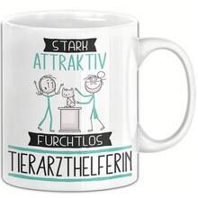 24-Hour Delivery In Mexico. Vet Assistant Mug - Gift - Strong, Attractive, Fearless Vet Assistant - Funny Gift Idea. Funny Coffee Mugs To Give As Gifts For Birthdays, Christmas, And Easter, As Well As For Everyday Use At Home Or In The Office. 11 Oz / 325 Ml Ceramic Mug. - 4 - 查看 10