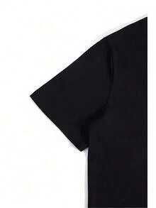 Set Of 1 Piece Cherry Print T-Shirt - Black - View 3