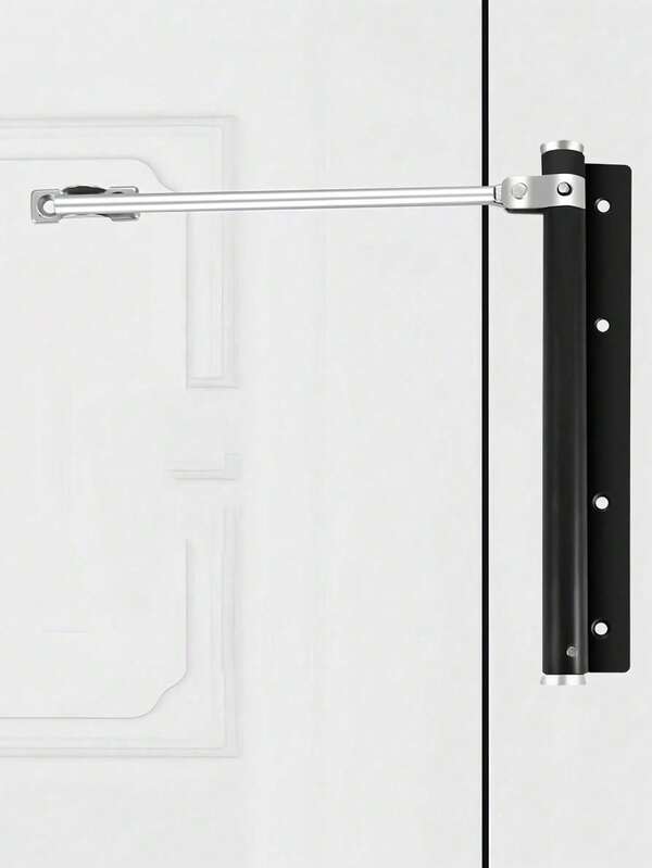 Adjustable Spring Door Closer, Automatic Silent Door Closing Hinge, Heavy-Duty 80KG Capacity Door Closer For Home, Office & Commercial Use, Easy Install Quiet Door Self-Closing Mechanism,Easy Install Automatic Door Closer