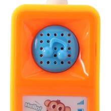 Musical Toy Phone For Babies With Simulated Sound And Light, Cartoon Design, Educational Toy For Early Baby Education. - Yellow Blue - View 6