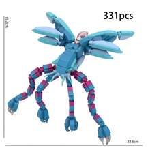 New Subnautica Game Peripheral Building Blocks Reaper Leviathan Model Gift - Multicolor - View 6