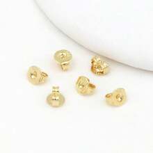 10/50/100 Stücke 4,5*6mm Edelstahl Anti-Fall Schmetterlings-Ohrring-Rückseiten, hypoallergene Gold-/Silberfarbene Ohrring-Stecker für Ohrring-Reparatur und Ersatz, handgemachter Schmuck DIY-Herstellung, Ohrring-Muttern, gerollte Kante Schmetterlings-Ohrring-Rückseiten, Anti-Fall Ohrring-Stecker, Schmuck-Handarbeitsmaterialien, Nadel-Ohrring-Rückseiten, Ohrring-Zubehör für Piercings, Ohrring-Rückseiten in Großpackung - Verschiedenfarbig - Übersicht 15