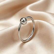 5pcs/1pc Bow Star Flower Jewelry Nose Ring Gold Open Nose Hoop, Rotating Ball End Nose Piercing Jewelry, Suitable For Women - Butterfly - View 14