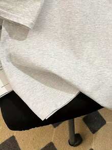 2026 Women's Blouses, Versatile Summer Women's Clothing, Modern, Loose, Round Neck, Comfortable, Casual, Popular T-Shirt, Daily Vitality, Short Sleeve. - 淺灰色 - 查看 5