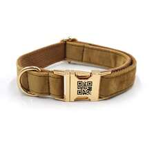 1 pieza Collar personalizado con código QR para mascotas en marrón y crema, con grabado de nombre personalizado y un código QR de contacto para protección de la privacidad, capaz de rastrear y localizar a la mascota. Multifuncional, adecuado como regalo para amantes de los perros y dueños de mascotas - Multicolor - Ver 19