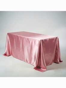 1 Pack Satin Tablecloth, 57x108 Inches, Multicolor Rectangular Tablecloth, Silky Fabric, Suitable For Rectangular Dining Table Party, Holiday Dinner, Wedding Banquet Decoration (Multiple Sizes Available) - Multicolor - View 24