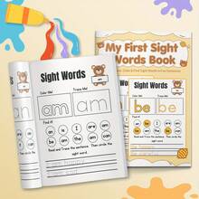 Word And Sentence Practice Book – Learn Easy Words In Short Sentences – Great For Letter Tracing, Reading And Early English Learning – Preschool & Kindergarten Workbook - Easy Words Workbook - View 5