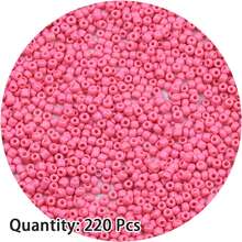 220顆 3mm 捷克玻璃珠，適用於 DIY 珠寶製作、手鍊、項鍊及波希米亞風格手工藝 - diy烤漆米珠 - 查看 17