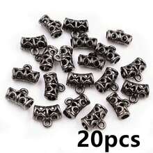 20個 12x9mm 珠管吊墜扣吊飾連接件 DIY 珠寶手工配件 - 12x9mm - 查看 16