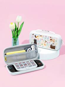 New Switch 2 (2025) Game Console Accessories, Cartoon Kitten Floral Pattern Switch Protective Case, Compatible With Switch 2/Switch NS/Switch OLED/Lite, Suitable For Switch 2/Switch Game Console Accessories, Full Set, Storage Bag, Card-Insertable Dock, Switch Protective Case, Best Gift For Switch Players - Multicolor - View 21