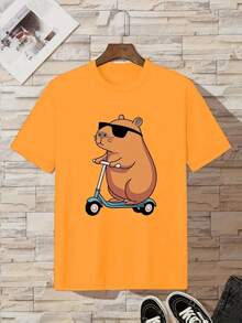 Camiseta de manga corta para niño - Naranja - View 1