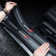 Car Trunk Sill Plate Scratch-Resistant Sticker Decal Car Door Welcome Pedal Scratch Protection Strip For Most Cars - SP-rED - View 11