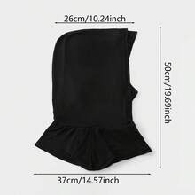 Awegeo 1Pc Instant Hijab For Women, One-Piece Jersey Headscarf, Stretchy No-Pin Hijab, Soft Breathable Full Coverage Head Wrap For Daily Wea - Multicolor - View 6