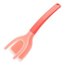 1 pieza Utensilio de cocina de silicona antideslizante 2 en 1, puede saltear o sujetar alimentos, un gran ayudante para la cocina. Herramientas de cocina disponibles en múltiples colores, adecuado para uso en el hogar, la cocina y el camping, no daña los utensilios de cocina - Multicolor - Ver 16