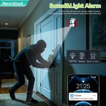 Cámara de 2K WIFI de función completa, visión nocturna a color de doble lente, PTZ Pan-Tilt-Zoom, detección de movimiento precisa por IA, alarma de sonido y luz, disuasión con un solo clic, conexión inalámbrica WiFi de 2.4GHz, audio bidireccional + uso compartido multiusuario, compatible con tarjeta Micro SD / almacenamiento en la nube + reproducción + visualización en pantalla múltiple, notificaciones de alarma en tiempo real a través de la aplicación - Especificaciones múltiples - Ver 4