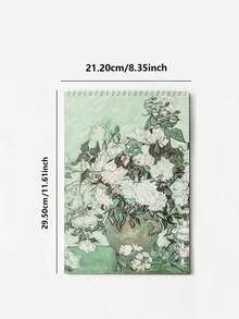 2件/1件 A4 螺旋裝訂素描本套裝，50頁空白素描本，油畫封面繪圖本，全空白手繪本，直式螺旋繪圖本，適用於學校用品、繪畫用品、藝術素描、水彩手繪、剪貼簿塗鴉、草稿筆記、藝術考試練習、兒童繪畫、插畫創作，加厚白紙，不滲墨紙，金屬螺旋裝訂，硬殼藝術封面，學生美術課繪圖本，桌面裝飾繪圖本，藝術禮品素描本，空白無格手繪專用本，筆記本，返校季 - 彩色 - 查看 17