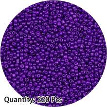 220顆 3mm 捷克玻璃珠，適用於 DIY 珠寶製作、手鍊、項鍊及波希米亞風格手工藝 - diy烤漆米珠 - 查看 9