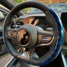 2/3pcs Personalized Non-Slip Steering Wheel Cover - Diamond Floral Pattern + Segmented Embedded Design + No Inner Ring, For Car/MPV/SUV/RV/Pickup/Van - Diamond Floral Pattern - View 10