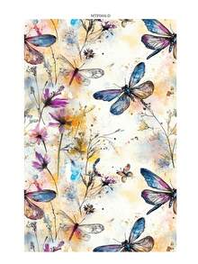 Bird/Butterfly/Flower/Letter Pattern Transfer Paper, Polymer Clay Printing Paper, Size 5.82 * 3.93 Inches, Suitable For DIY Art Jewelry Earring Making Special Polymer Clay Transfer Printing - A - View 12