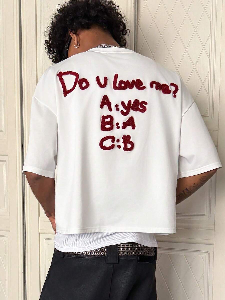 Personalized, Vacation, Male, Party, 2000s, Summer, Festival, New Year, Search. A Humorous Rhetorical Question Embroidered On Towels: "Do You Love Yourself?" With An Answer. - 布蘭克 12 - 查看 1