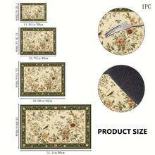 1pc Absorbent Drying Mat, Kitchen Decor Coffee Machine Mat, Handmade Coffee Pot Drip Tray, Kitchen Floor Mat, Dining Table Mat, Kitchen Countertop Dish Drying Mat, Breakfast Mat, Heat-Resistant Drip Tray With Non-Slip Backing, Diatomaceous Earth Drip Tray, Stain-Hiding, Super Absorbent Kitchen Drip Tray, Easy-To-Clean Dish Rack Mat, Perfect For Kitchen, Dining Table, Coffee Shop, Bar, Holiday, Party, Home Decor, Holiday Gift - Multicolor - View 7