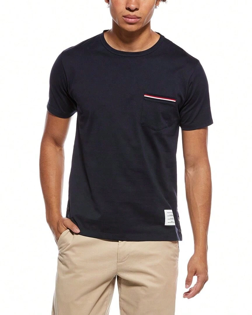 Thom Browne T-Shirt - Blue - View 1