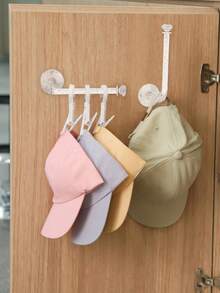 SikeSike 1pc Non Punching Hat Storage Rack, Headband Bracket, Hair Loop Hair Accessory Storage Rack, Used For Storing Hat Headbands, Headbands, Headbands, Headbands, Headbands, Hair Bands, Etc., Suitable For Bathroom, Bedroom, Dormitory, Etc - Multicolor - View 12