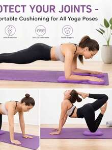 Non-Slip Wear-Resistant Squat Training Mat, Heavy Duty Fitness Mat, Suitable For Beginners, Ergonomic Portable Yoga Mat, Fitness Squat Guide, Mat, Leg And Abdominal Training Mat, Weight Loss Mat, Pilates, Yoga Mat, Fitness Squat Guide Mat - Multicolor - View 9