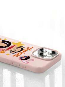 官方授權 Paul Frank 液態矽膠手機殼，全機身防摔保護含鏡頭防護，休閒果汁猴子與兔子星星字母圖案，新款式適用於 iPhone Xs/Xsmax/Xr/11/12/13/14/15/16/17Pro Max，節日禮物，日常通勤，日常防摔保護，高美感設計 - 彩色 - 查看 5
