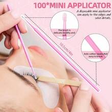 Kit De Extensin De Pestaas Wispy, 570 Piezas, Rizo En D, 6 Estilos, Grupos De Pestaas Individuales, Extensin De Pestaas Con Adhesivo Y Sellador, Removedor Rpido De Pegamento, Pinzas - Rosa - Ver 9