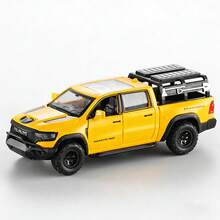 Model Truk Pickup Mammoth Skala 1:32 dari Paduan Logam Die-Cast, Pintu Dapat Dibuka - Rak Kargo Belakang Dapat Dilepas, Mainan Kendaraan Off-Road untuk Kolektor Anak, Hadiah Ulang Tahun, Hadiah Ulang Tahun - MultiWarna - View 13