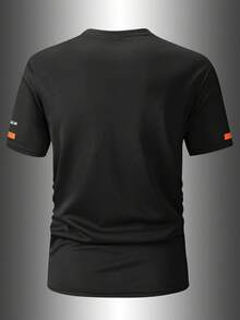 3PCS Men's Boyfriend Style Summer Running Fitness Quick-Dry Breathable Sports Short Sleeve T-Shirt - Multicolor - View 8