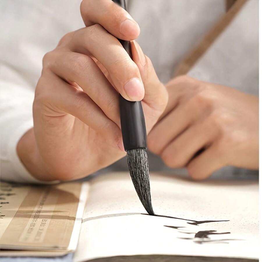 High-End Calligraphy Pen, Professional-Grade For Practicing Chinese Painting, Regular Script, Running Script, And Cursive Script In The Study Room - One Jinhao Brush (red Gift Box) - View 1