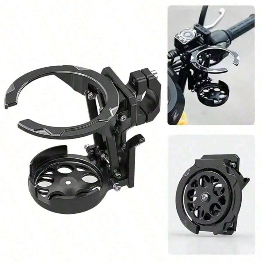 Motorcycle Bicycle Cup Holder, Retractable And Foldable, Portable And Lightweight, Suitable For Sports, Delivery, Travel, Spring Outings And Picnics - Multicolor - View 1