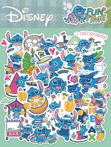 Disney 迪士尼 62入「莉洛與史迪奇系列」官方授權貼紙 - 40pcsLilo & Stitch - 查看 3