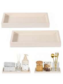 Small Bathroom Storage Rack, Soap Holder, Sponge Holder, Kitchen Sink Storage Rack, Bathroom Decor Accessories For Washbasin And Toilet - Multicolor - View 2