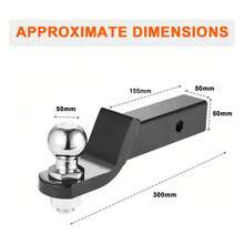 Trailer Hitch Ball Mount With 2in Drop 7500lb - A - 查看 8