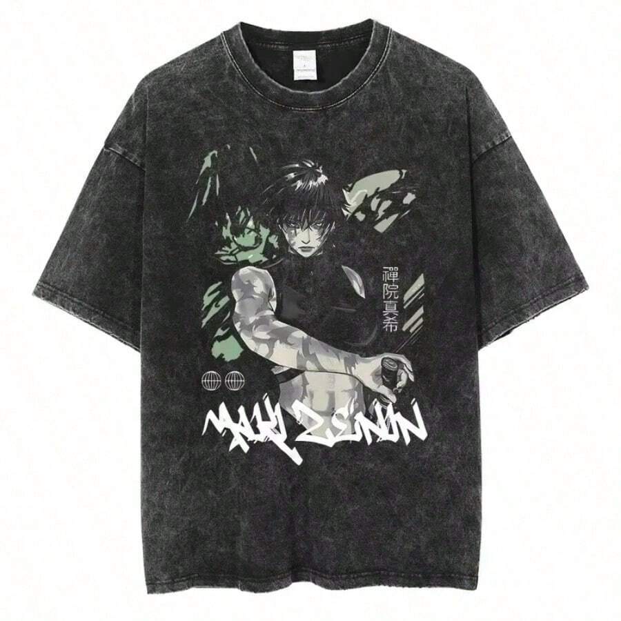 Bring Me The Horizons T-Shirt, Rock Music, Harajuku, Short Sleeve, Streetwear, Summer, Men Women, Washed T-Shirts - 粉色 - 查看 1