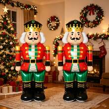 130cm Nutcracker Nut Soldier Balloon, Christmas Soldier Balloon, Suitable For Christmas And New Year Decoration - Multicolor - View 1