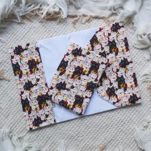 Japanese Lucky Cat Print Fabric Book Cover, Reusable Cloth Book Sleeve For A5 A6 Journals, Decorative Notebook Protector For Planner & Diary - Sets - View 12