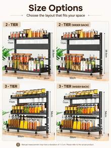 1 pieza Estante para condimentos sin taladro, estante multifuncional de almacenamiento de utensilios de cocina con soporte para palillos y cuchillos, accesorios de cocina, estante de almacenamiento de cocina - Multicolor - Ver 7