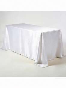 1 Pack Satin Tablecloth, 57x108 Inches, Multicolor Rectangular Tablecloth, Silky Fabric, Suitable For Rectangular Dining Table Party, Holiday Dinner, Wedding Banquet Decoration (Multiple Sizes Available) - Multicolor - View 22