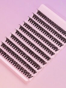 8-13mm Single 200 Clusters Of Natural False Eyelashes Are Suitable For Parties, Nightclubs, Daily Work Meetings And Other Occasions. - D - 查看 2