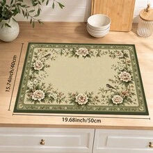 1pc Absorbent Drying Mat, Kitchen Decor Coffee Machine Mat, Handmade Coffee Pot Drip Tray, Kitchen Floor Mat, Table Mat, Kitchen Countertop Dish Drying Mat, Breakfast Mat, Heat Resistant Drip Tray With Non-Slip Backing, Diatomaceous Earth Drip Tray, Stain Hiding, Super Absorbent Kitchen Drip Tray, Easy To Clean Dish Rack Mat, Perfect For Kitchen, Dining Table, Coffee Shop, Bar, Holiday, Party, Home Decor, Holiday Gift - Multicolor - View 13
