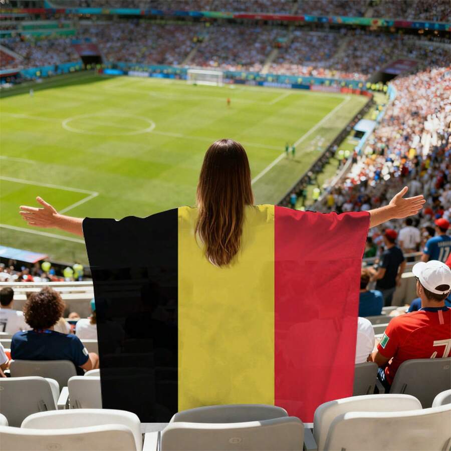 Fan Flags And Capes 2026, Animation Items For Export - Khaki - View 1