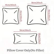 1pc Decorative Pillow Case Luxury Embroidered Cushion Cover Room Decor Pillowcase Suitable For Sofa Living Room Bedroom Office Car Interior Embroidered Pillowcase 45*45cm - Multicolor - View 6