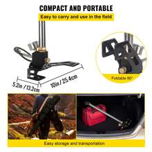 4500PSI Air Inflator Hand Pump Inflator 310BAR - Black - View 5