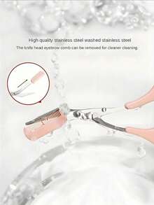 Set Alat Pemangkas Rambut Profesional, Termasuk Gunting Lengkung, Gunting Pemangkas Presisi, Sisir, Alat Pengontrol Panjang, Pemangkas, Gunting Pemangkas Rambut Wajah dan Sisir Mini, Aksesori Penataan Rambut Rumahan, Tahan Aus - Beraneka warna - View 6