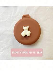 Cute Foldable Air Cushion Comb With Mirror, Portable Mini Massage Comb, Suitable For Women - Multicolor - View 8