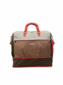 Small Niche Design, Personalized Contrasting Color Checkered Luggage Bag, Large Capacity, Lightweight, Multifunctional, Expandable Travel Bag - Multicolor - View 7